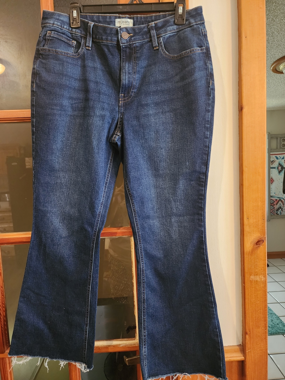 Maurices Dark Blue Flare Jeans